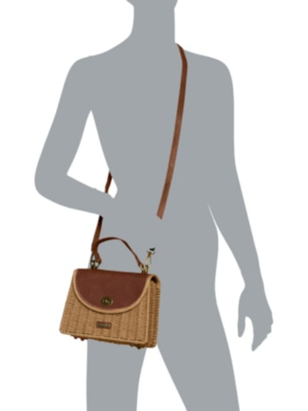 Sun N Sand Straw Crossbody Bag
